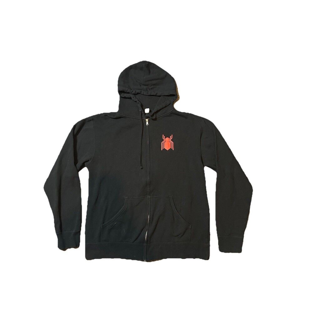 Spiderman Homecoming Movie Promo Hoodie Sweatshirt 2017 Marvel Size Large Zip up